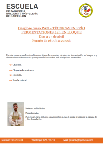 Curso de técnicas en frío y fermentaciones